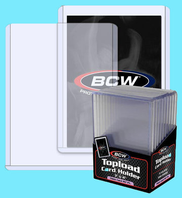 BCW 3"x4" 197pt Thick Topload 10 Count