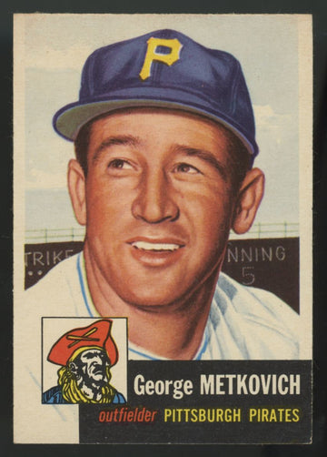 1953 Topps George Metkovich #58 VG/EX