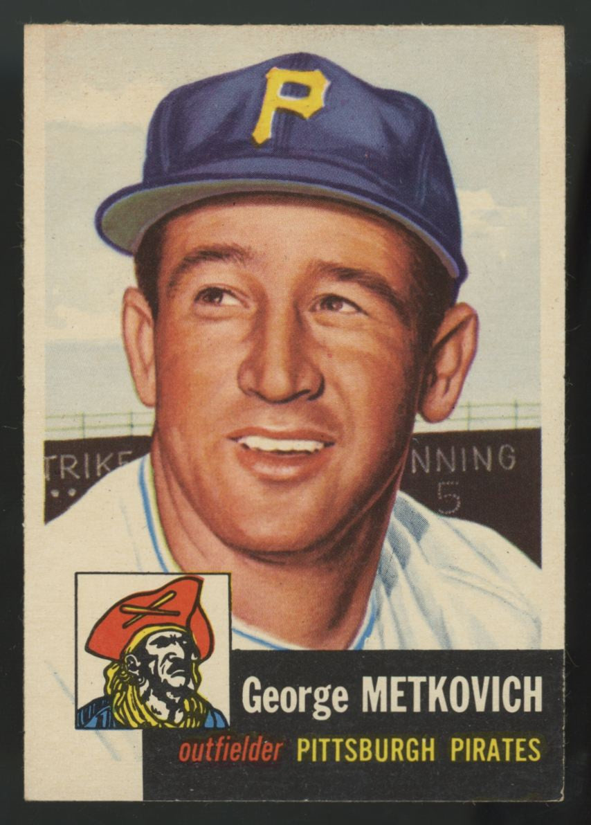 1953 Topps George Metkovich #58 VG/EX