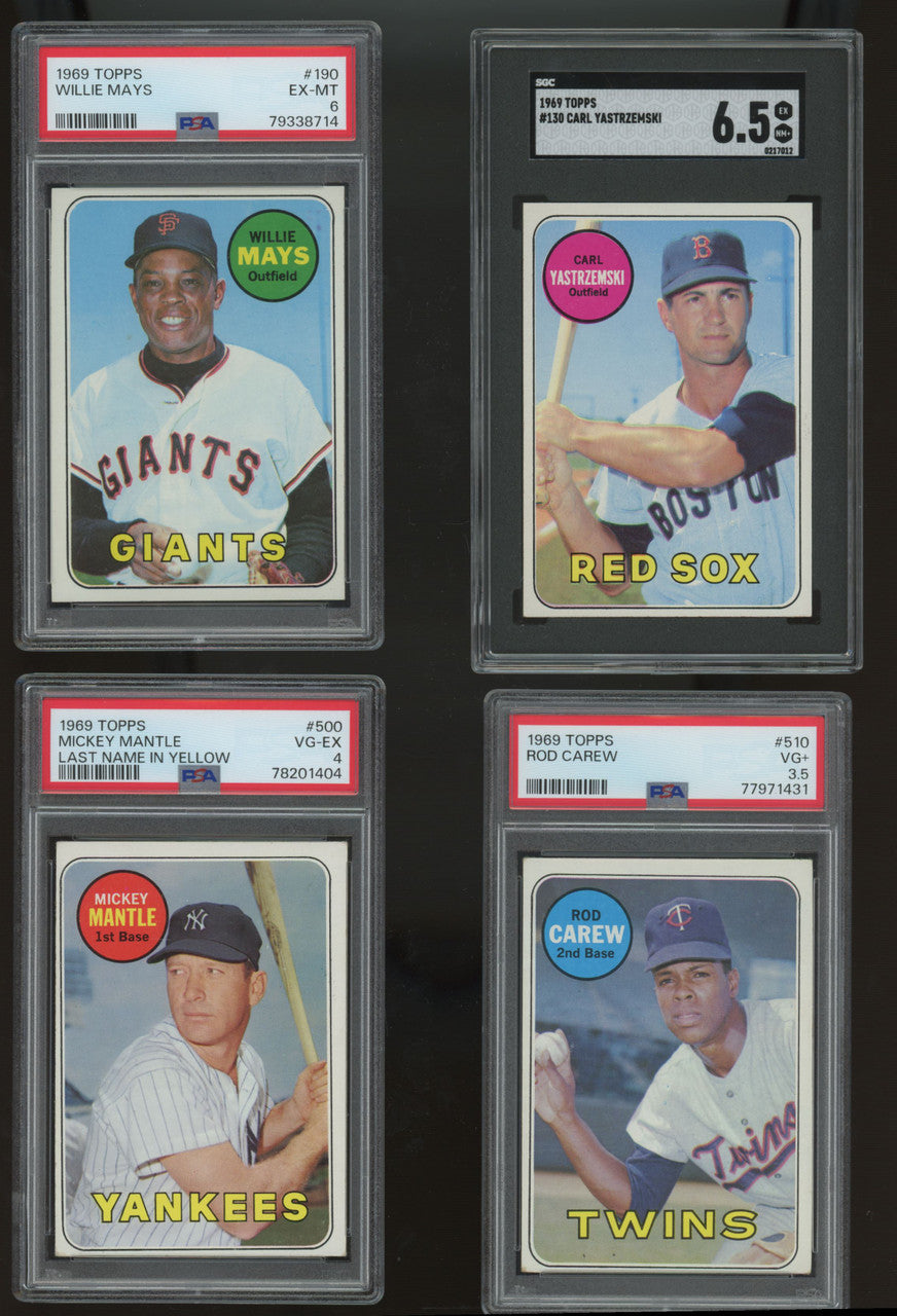 1969 Topps Baseball Complete Set (664) VG-VG/EX Overall Jackson RC PSA 6