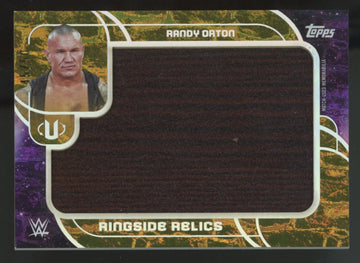 2025 Topps WWE Universe Randy Orton Gold Stone Ringside Relics /50 #RSR-RKO