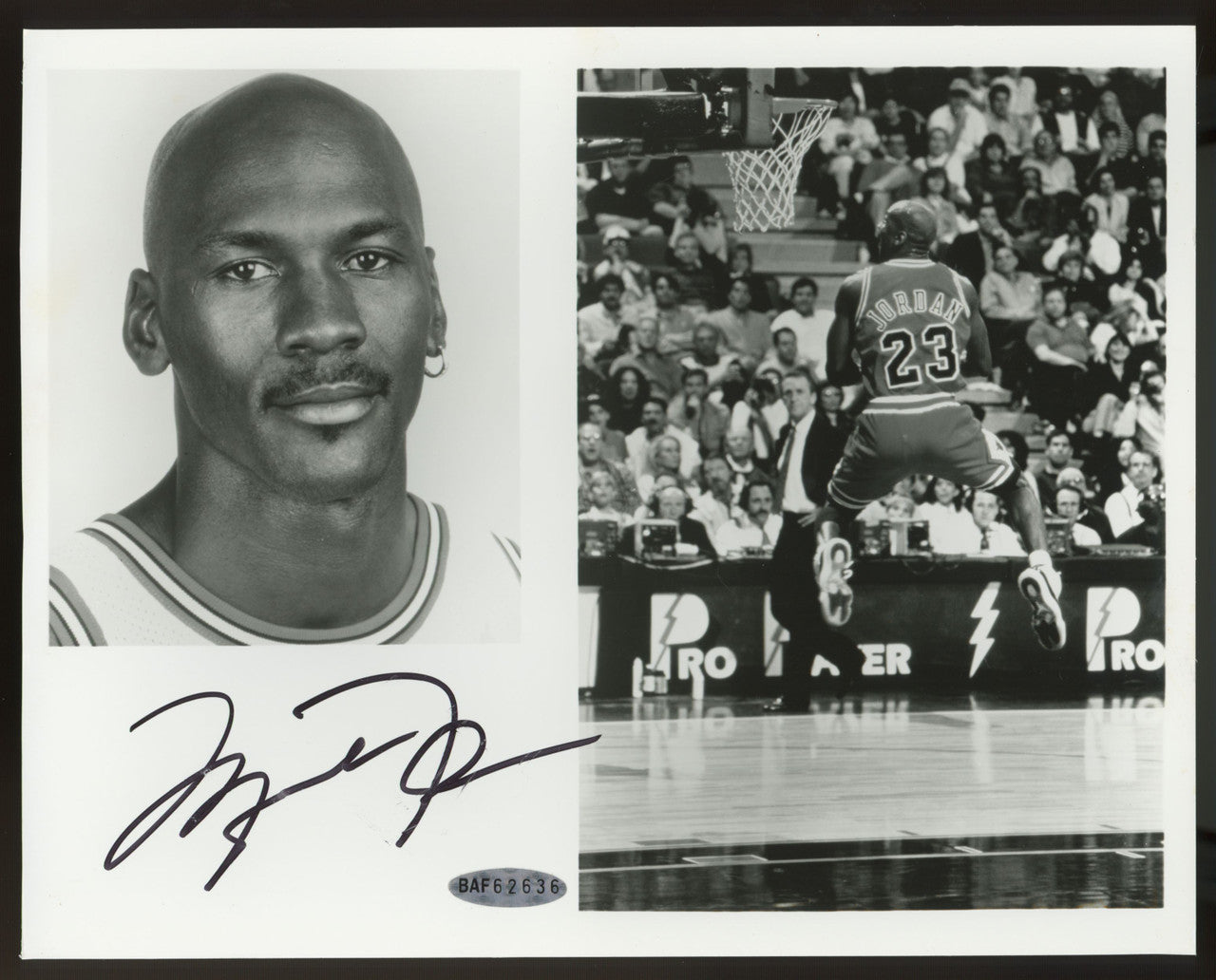 Michael Jordan Signed Autographed 8x10 Photo UDA + JSA Authentic