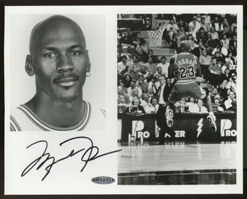 Michael Jordan Signed Autographed 8x10 Photo UDA + JSA Authentic