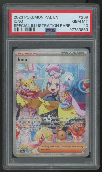 2023 Pokemon Iono Paldea Evolved Special Illustration Rare #269 PSA 10