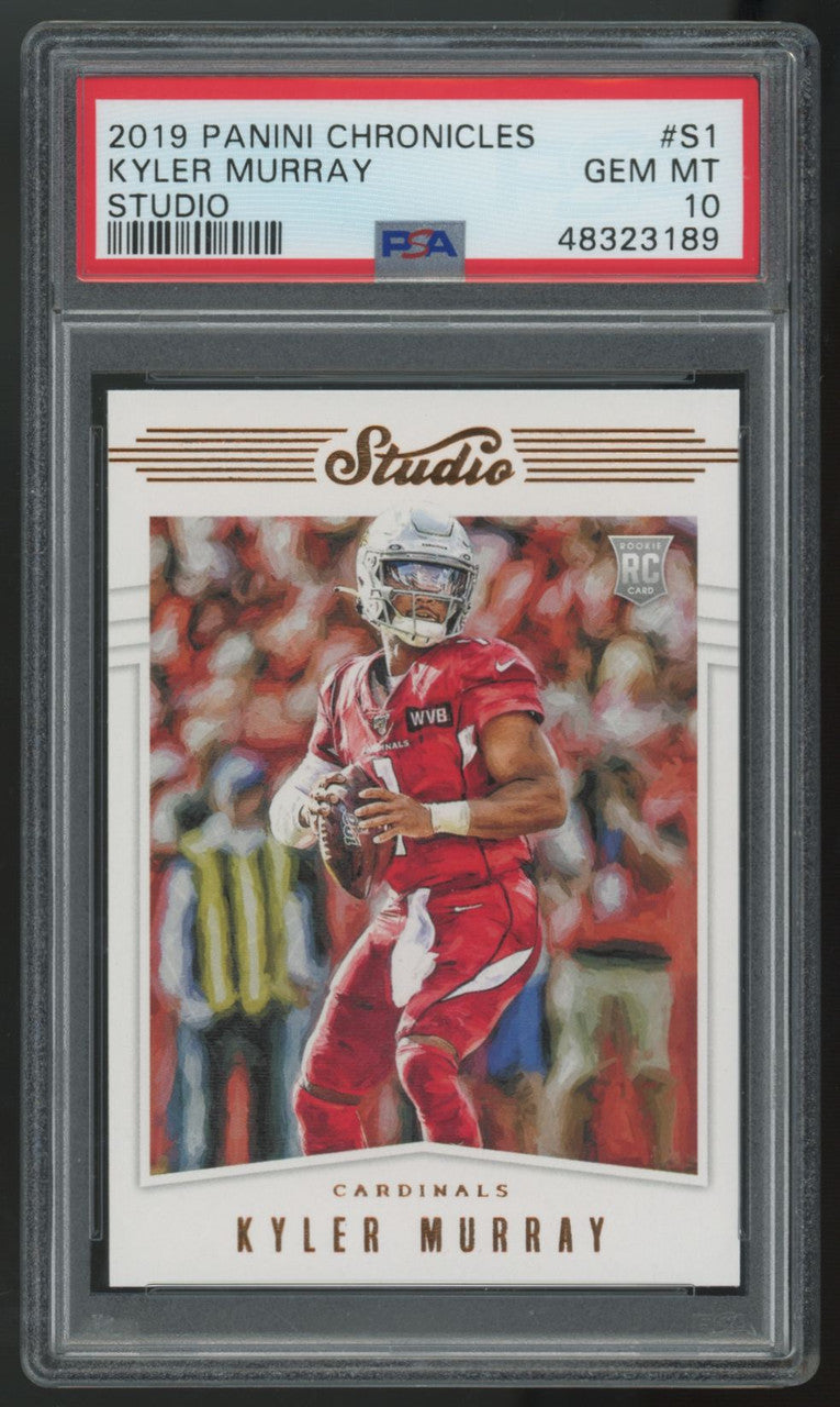 2019 Panini Chronicles Studio Kyler Murray RC #S1 PSA 10 *189