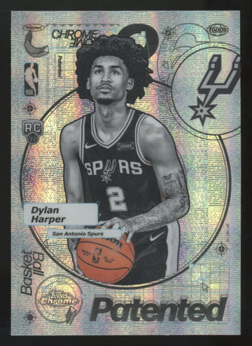 2025-26 Topps Chrome Dylan Harper RC Patented SSP #PD-17