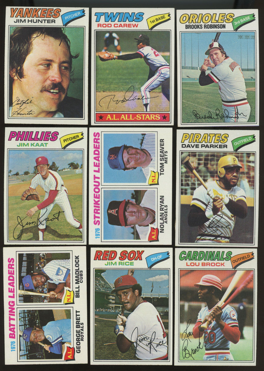 1977 Topps Baseball Complete Set (660) NM/MT