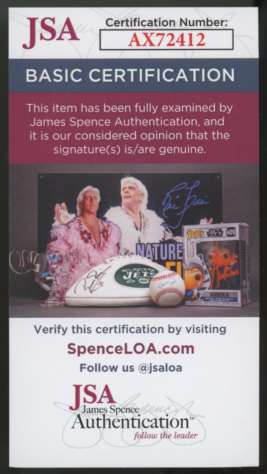 Bob Feller Signed Autographed Index Card JSA Authentic