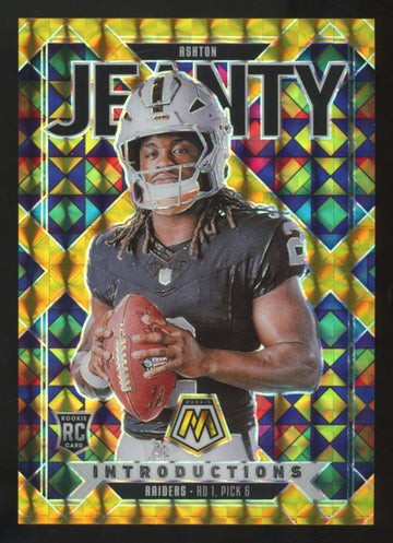 2025 Panini Mosaic Ashton Jeanty RC Gold Introductions /10 #3