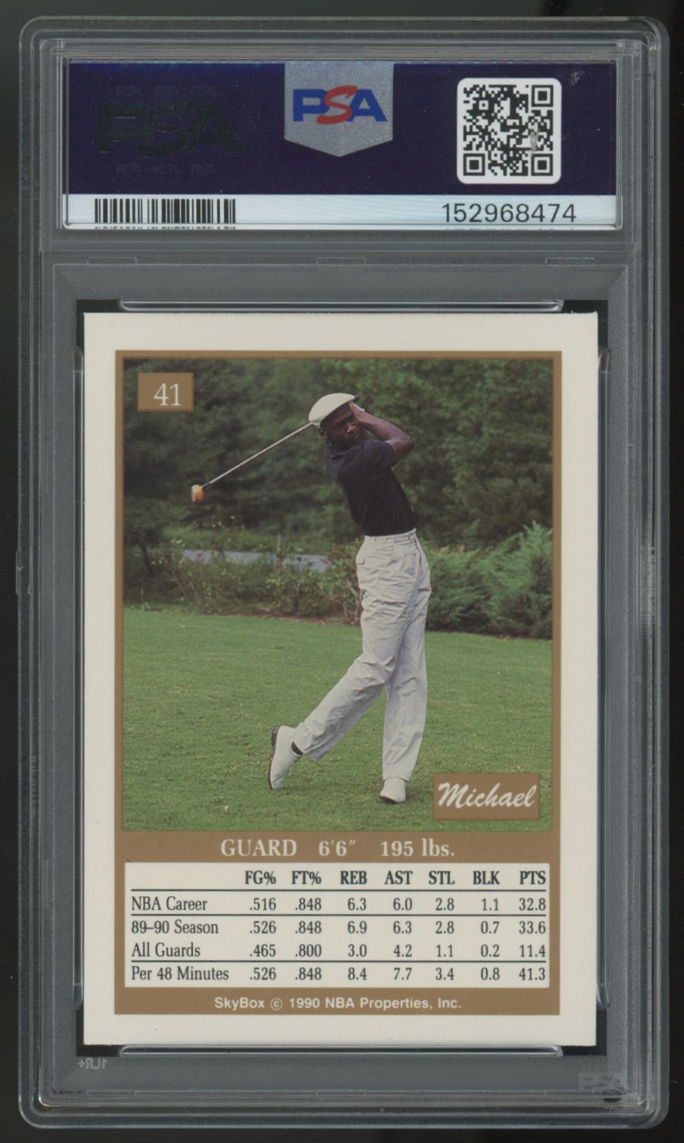1990-91 Skybox Michael Jordan #41 PSA 9 *474