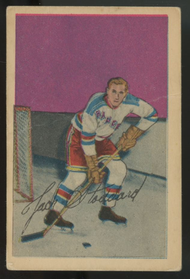 1952-53 Parkhurst Jack Stoddard #97 Good (Crease)