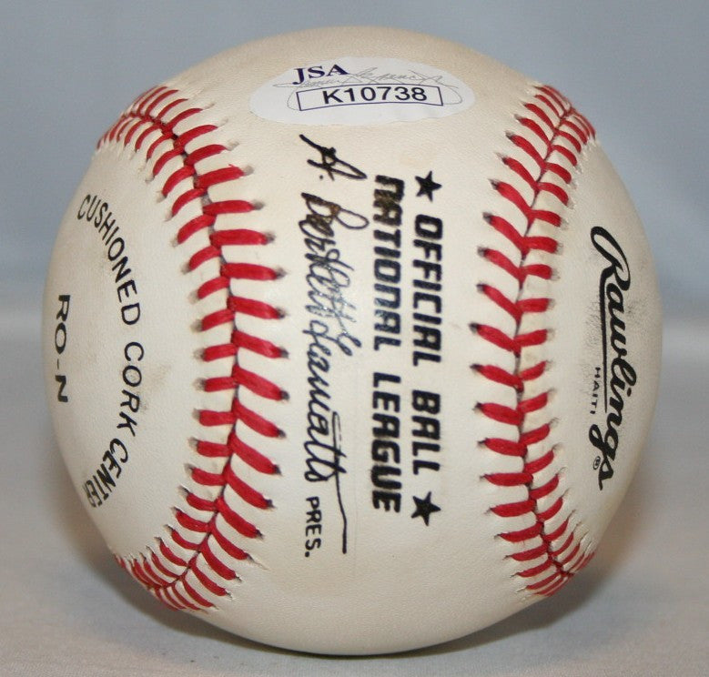 MMBB-Spahn Autographed BB JSA
