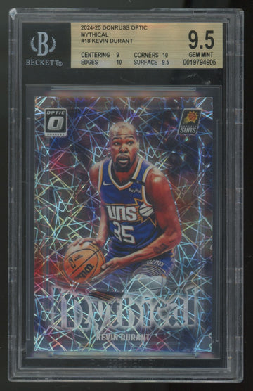 2024-25 Panini Donruss Kevin Durant Mythical SSP #18 BGS 9.5