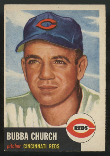 1953 Topps Bubba Church #47 EX-EX/MT