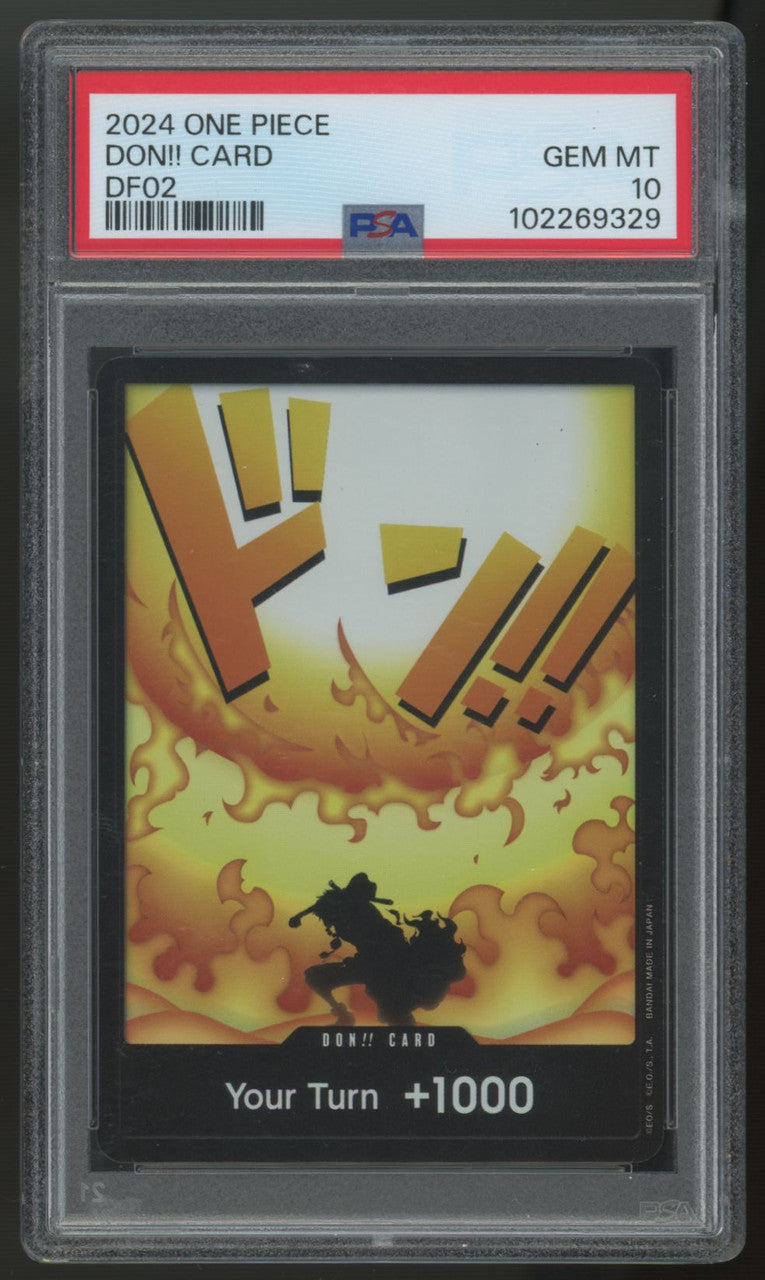 2024 One Piece Ace Don!! Card DF02 PSA 10