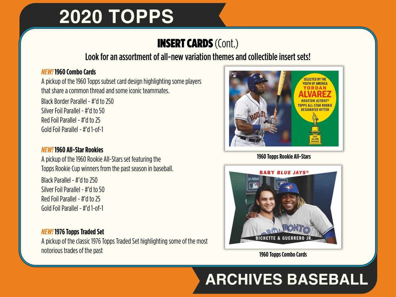 2020 Topps Archives Baseball Hobby Box