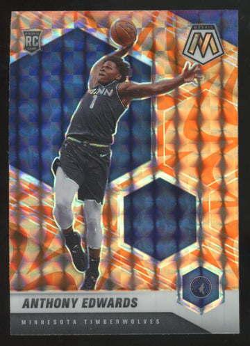 2020-21 Panini Mosaic Anthony Edwards RC Orange Reactive #201