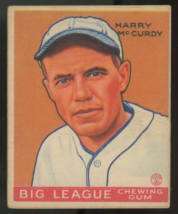 1933 Goudey Harry McCurdy #170 VG