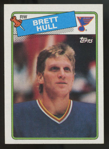 1988-89 Topps Brett Hull RC #66 NM-MT "A"