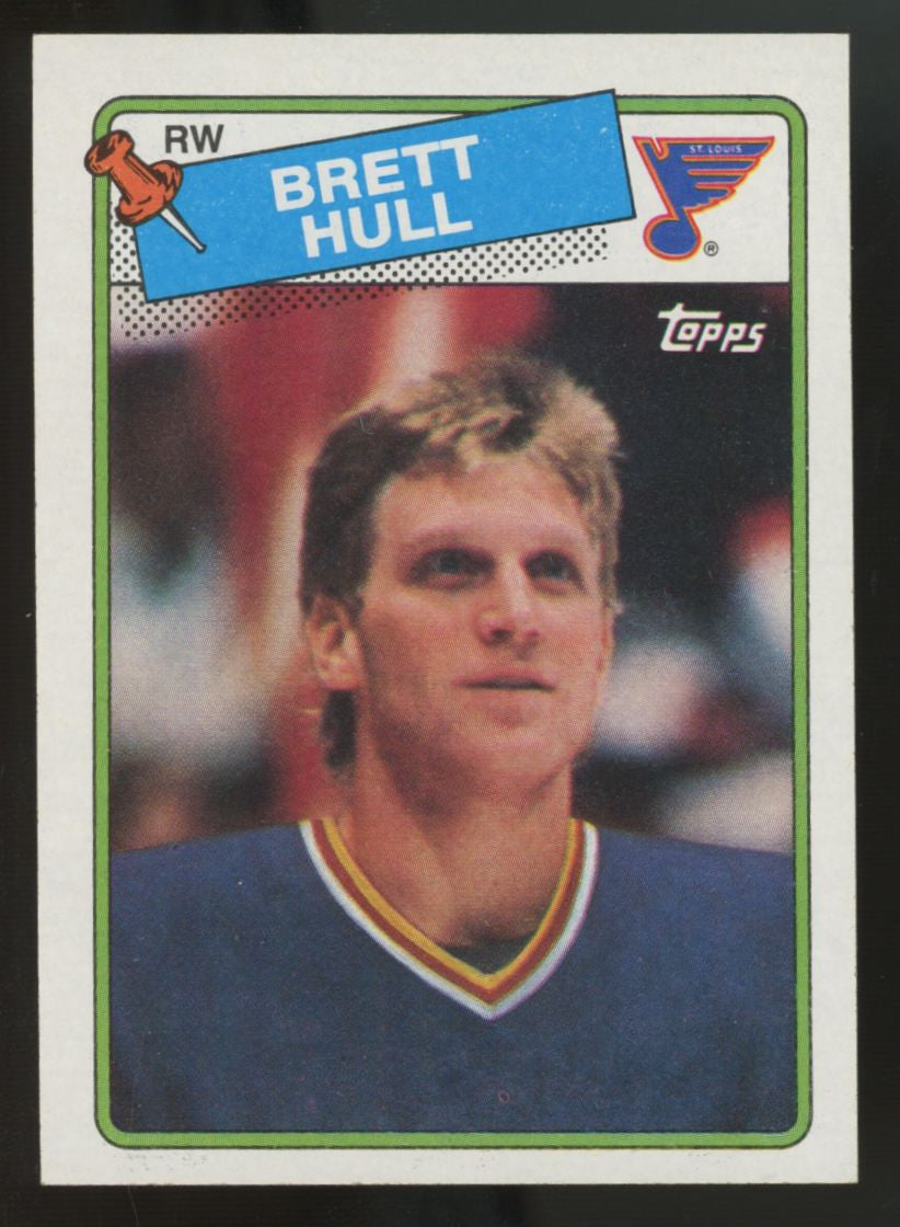 1988-89 Topps Brett Hull RC #66 NM-MT "A"
