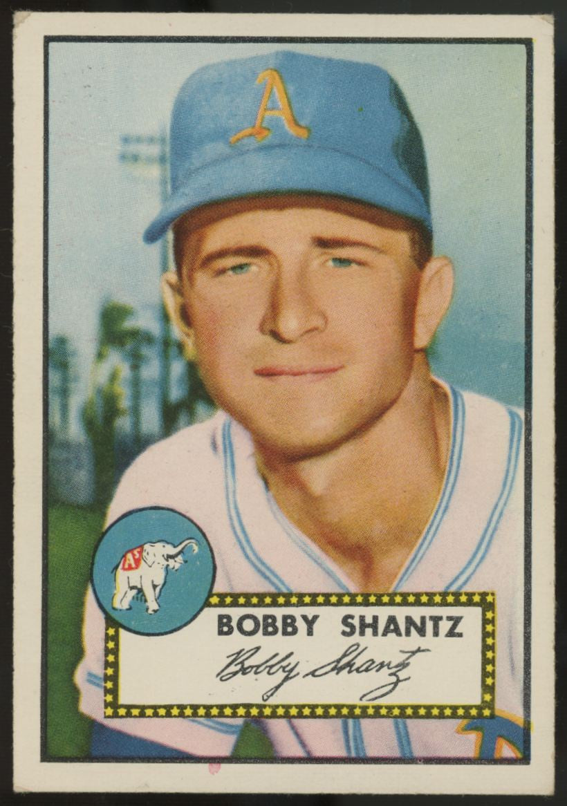 1952 Topps Bobby Shantz #219 G/VG