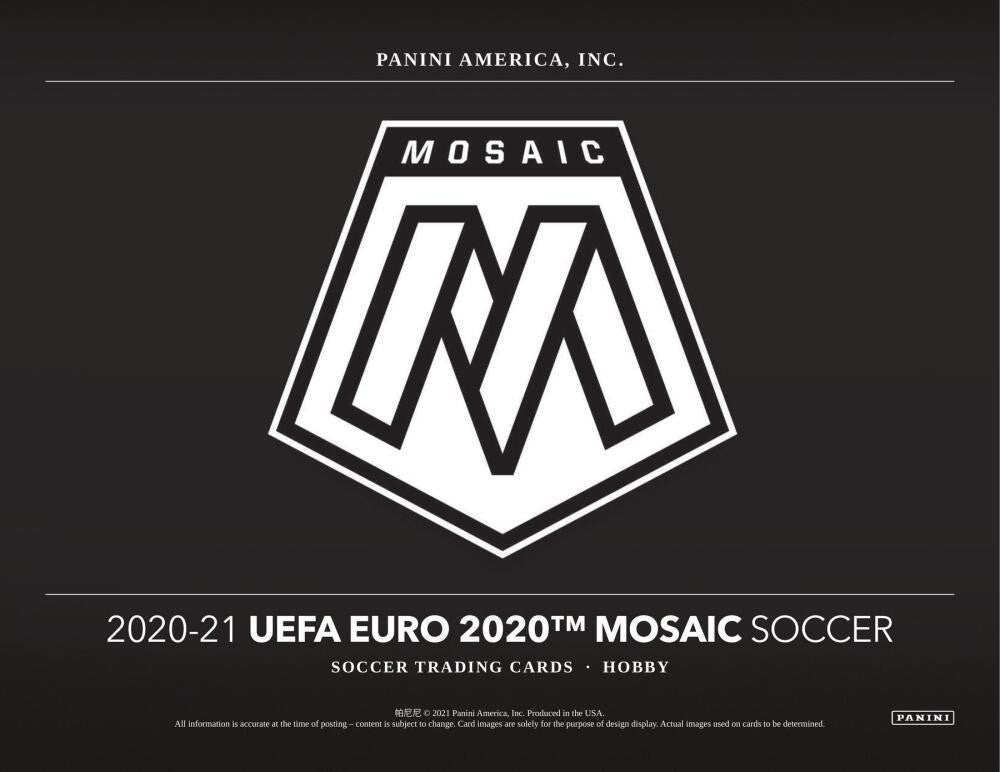2020/21 Panini Mosaic UEFA Euro 2020 Soccer Hobby Box