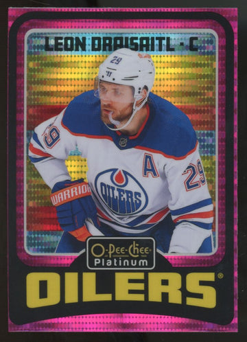 2024-25 O-Pee-Chee Platinum Leon Draisaitl Pink Pulsar #R5