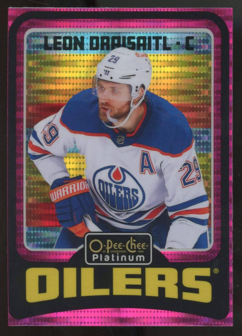 2024-25 O-Pee-Chee Platinum Leon Draisaitl Pink Pulsar #R5