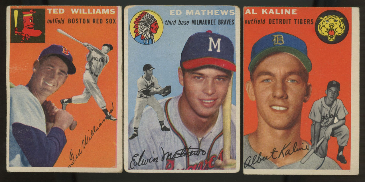1954 Topps Baseball Near Complete Set (238/250) VG-VG/EX