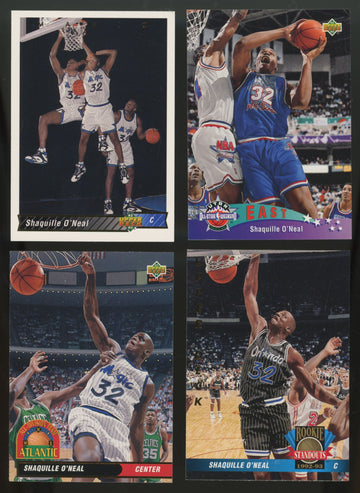 1992-93 Upper Deck International Shaquille O'Neal RC #220 #4 #35 #69 (Lot of 4)
