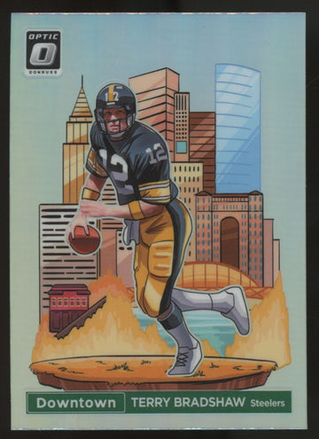 2024 Panini Donruss Optic Terry Bradshaw Downtown SSP #10