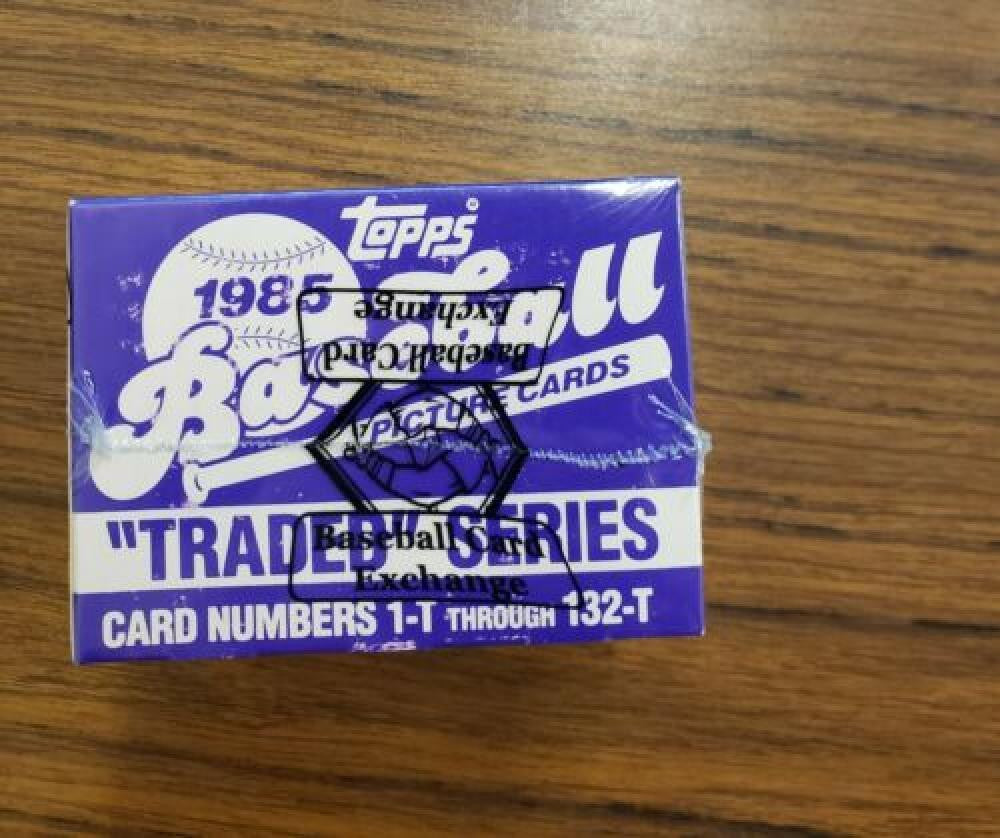 1985 Topps Baseball Traded Series Set BBCE Wrapped Sealed Box FASC