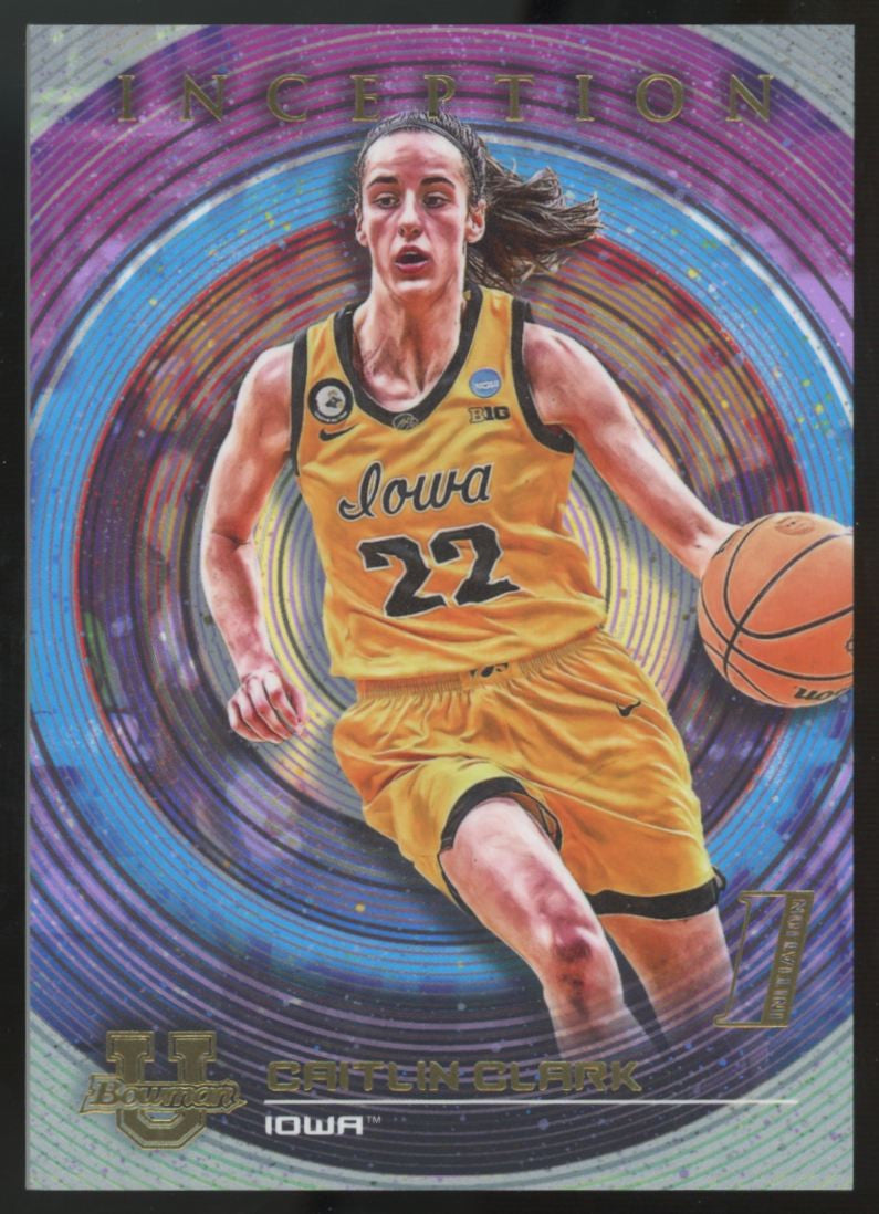 2022-23 Bowman University Inception Caitlin Clark Initiation #68
