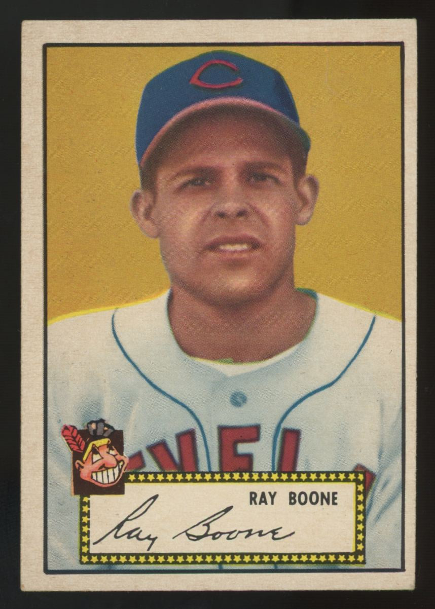 1952 Topps Ray Boone Black Back #55 VG/EX
