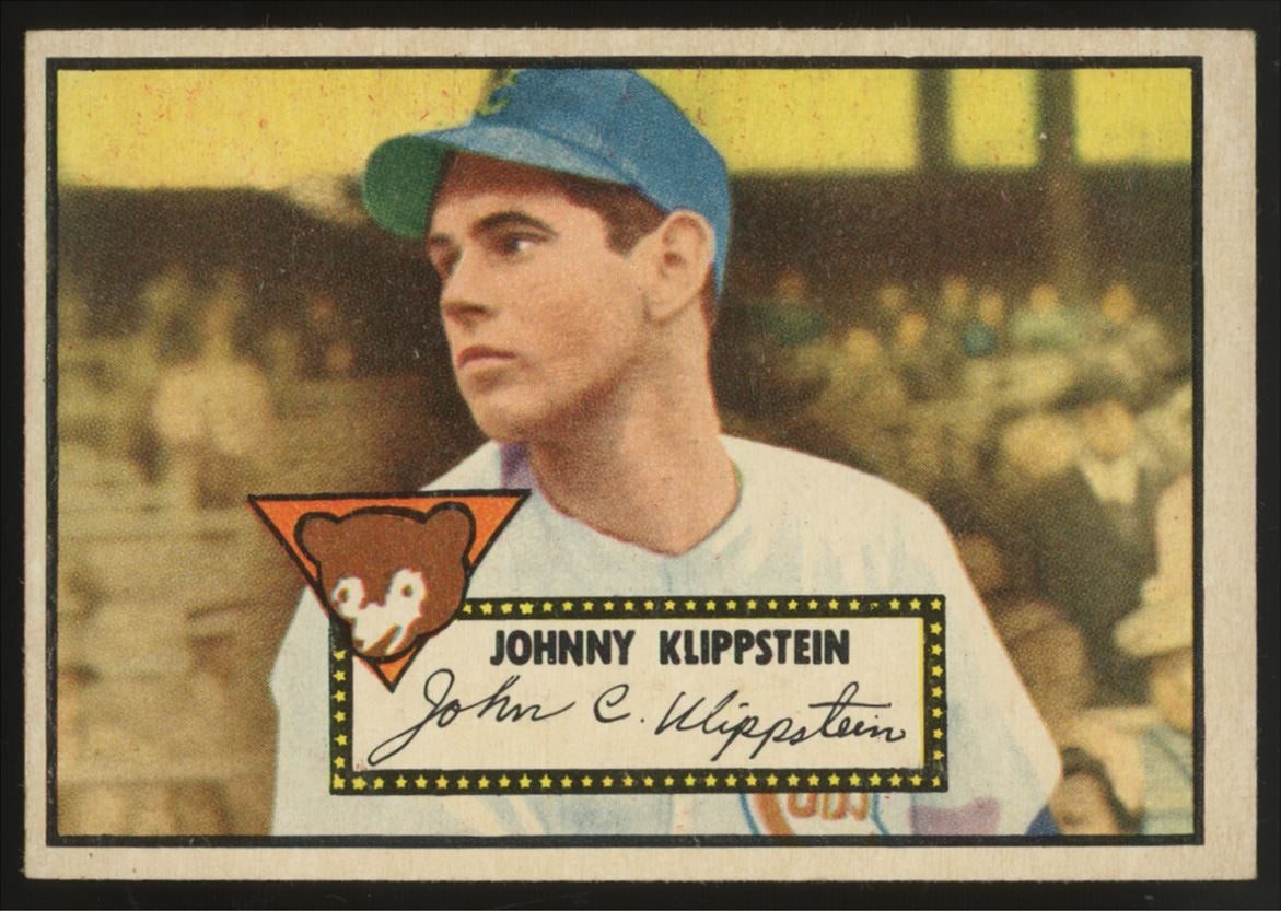 1952 Topps Johnny Klippstein #148 EX