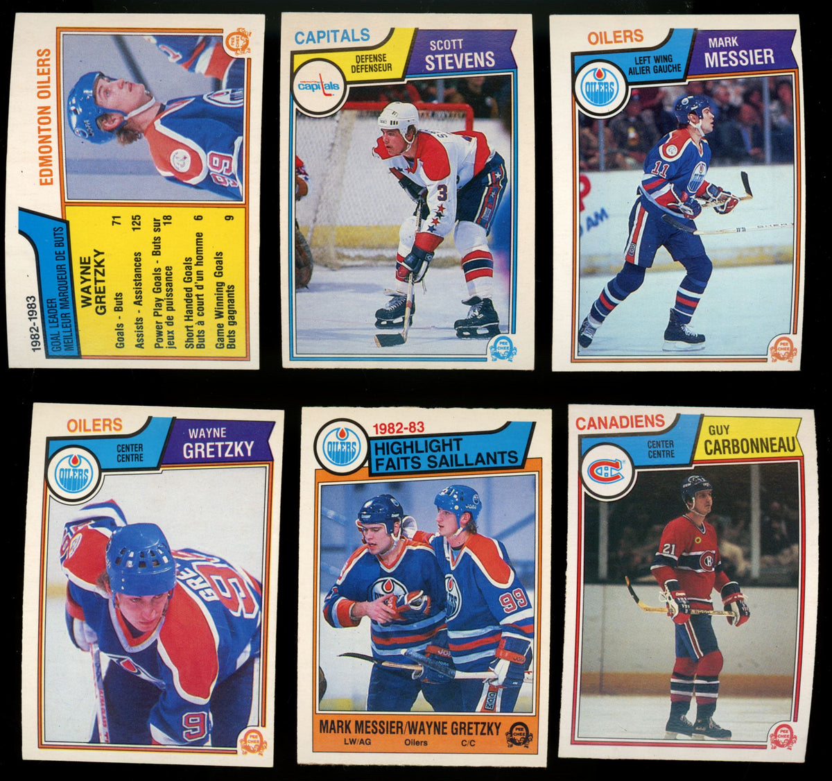 1983-84 O-Pee-Chee Hockey Complete Set NM/MT (8 Different Gretzkys)