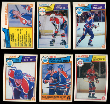 1983-84 O-Pee-Chee Hockey Complete Set NM/MT (8 Different Gretzkys)