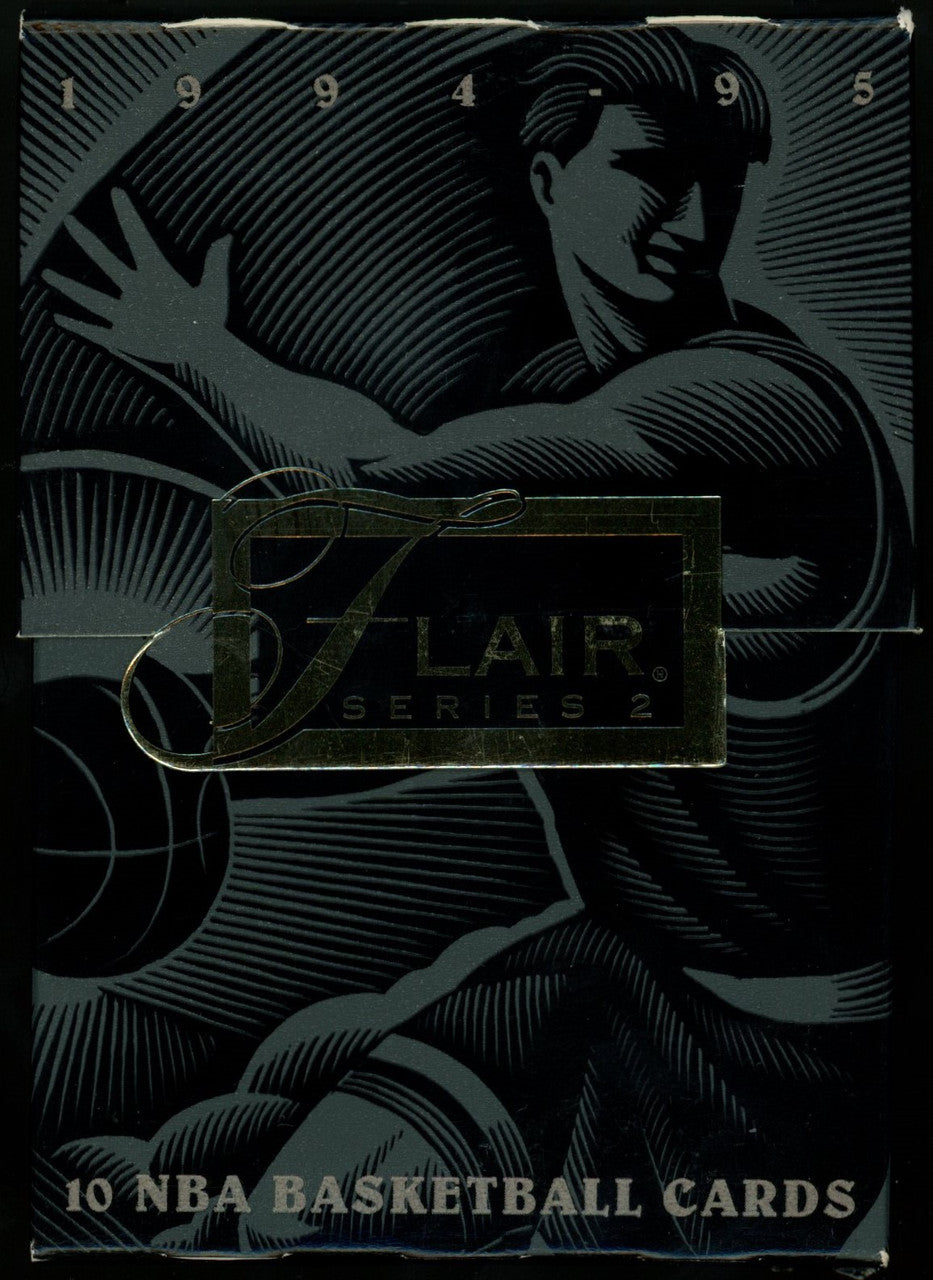 1994-95 Flair Series 2 Basketball Pack with Michael Jordan Showing