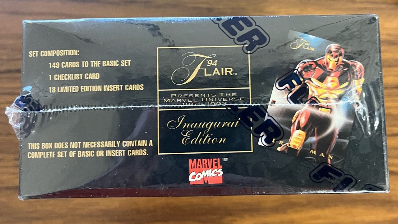 1994 Flair Marvel Inaugural Edition Sealed Hobby Box