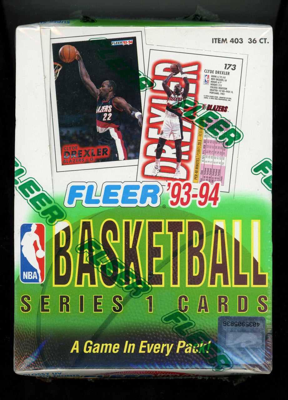 1993/94 Fleer Basketball Series 1 Box Factory Sealed