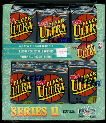 1992/93 Fleer Ultra Basketball Jumbo Box Factory Sealed
