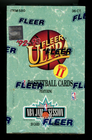 1992/93 Fleer Ultra Basketball Series 2 Hobby Box Factory Sealed
