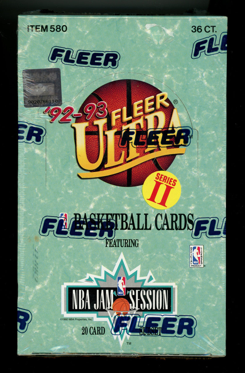 1992/93 Fleer Ultra Basketball Series 2 Hobby Box Factory Sealed