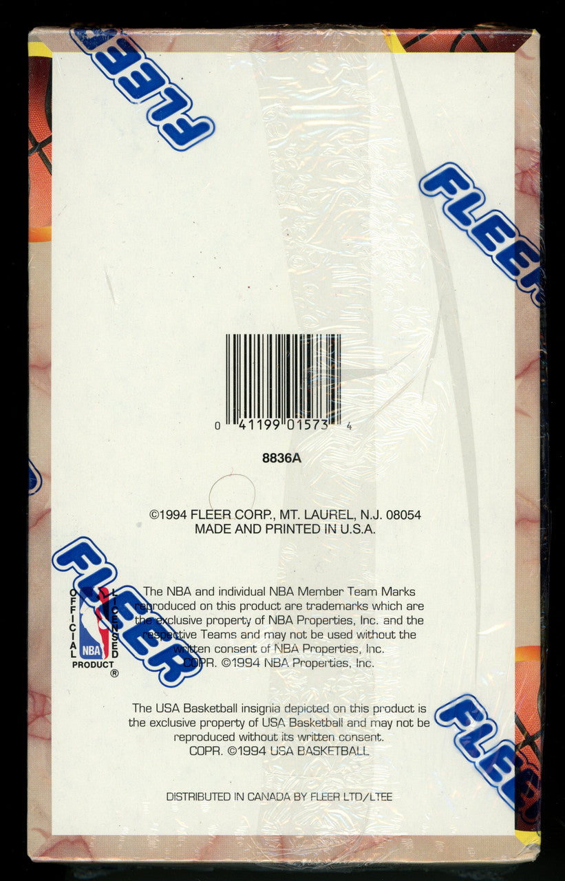 1993/94 Fleer Ultra Series 2 Basketball Hobby Box Factory Sealed