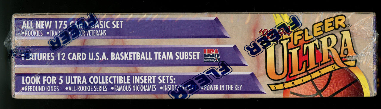 1993/94 Fleer Ultra Series 2 Basketball Hobby Box Factory Sealed