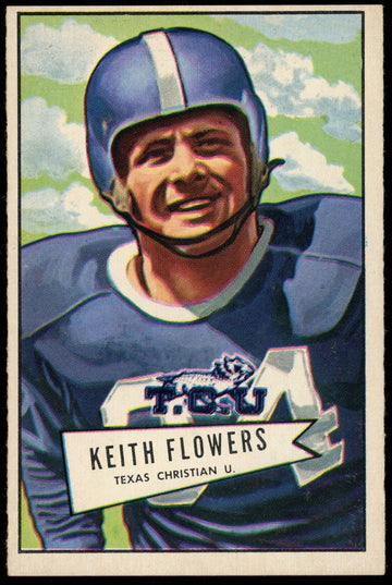 1952 Bowman Large Keith Flowers RC #115 EX-MT (OC)
