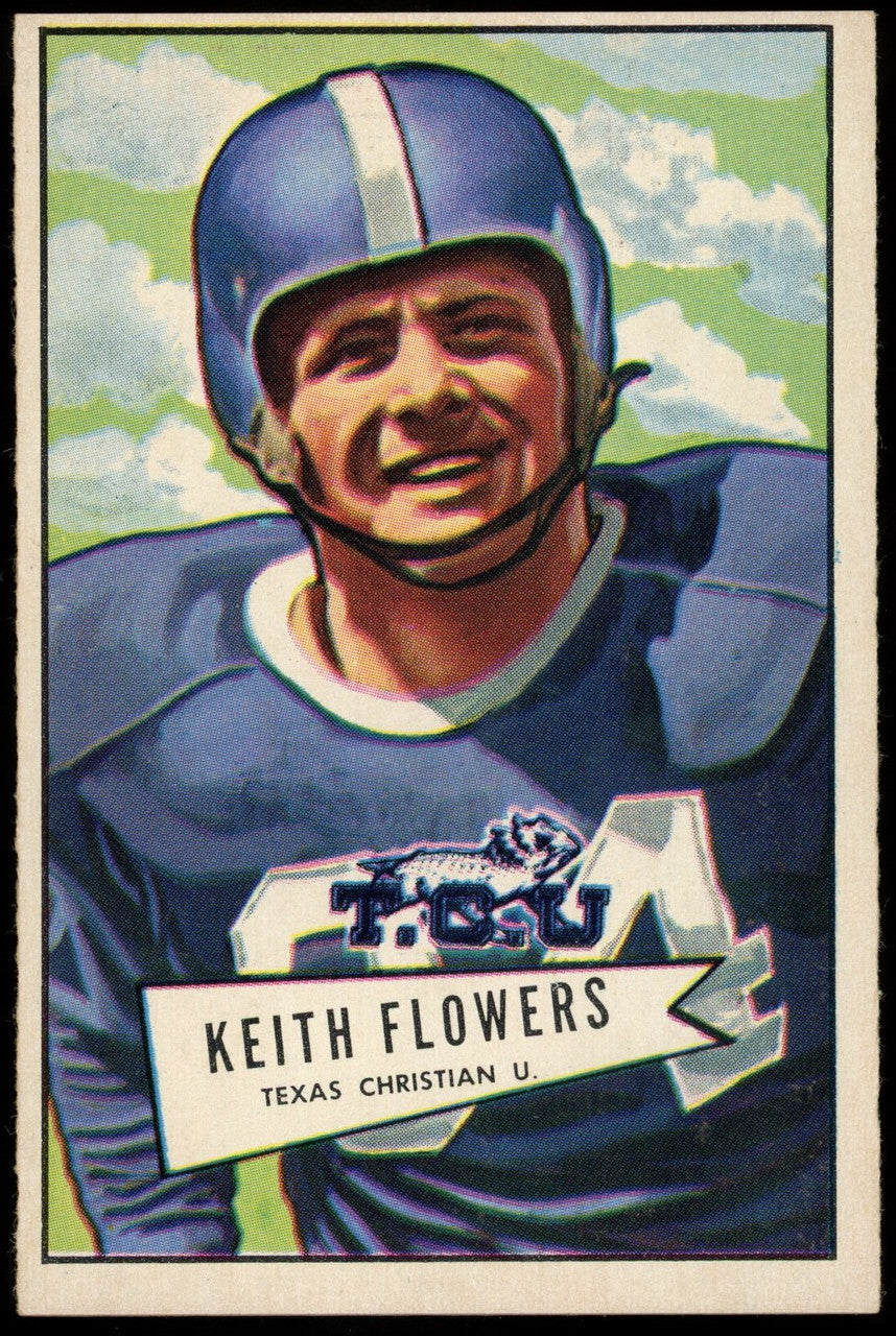 1952 Bowman Large Keith Flowers RC #115 EX-MT (OC)