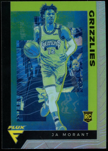2019/20 Panini Flux Silver Prizm Ja Morant RC #595