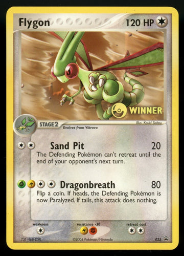 Pokemon Flygon Black Star Winner Promo #025