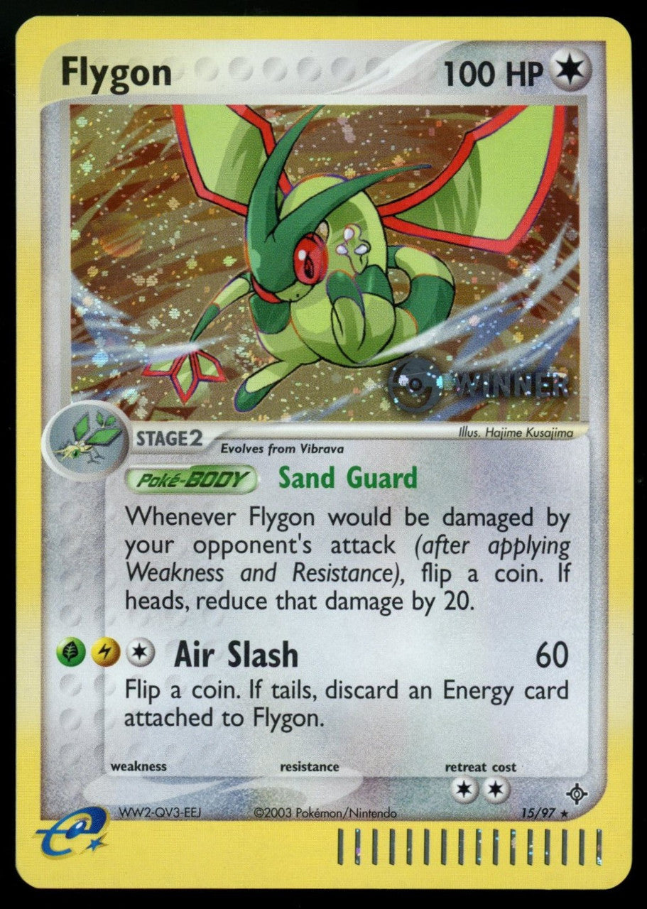 Pokemon Flygon EX Winner Promo #15/97